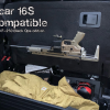 ARmA15 locking AR15 mount with SCAR-16 in Ford vehicle installation