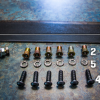 Ford ARmA15 hardware diagram: 1 support bar, 2 rivnuts, 3 rivnut installation tool, 4 mounting bolts, 5 lock washers